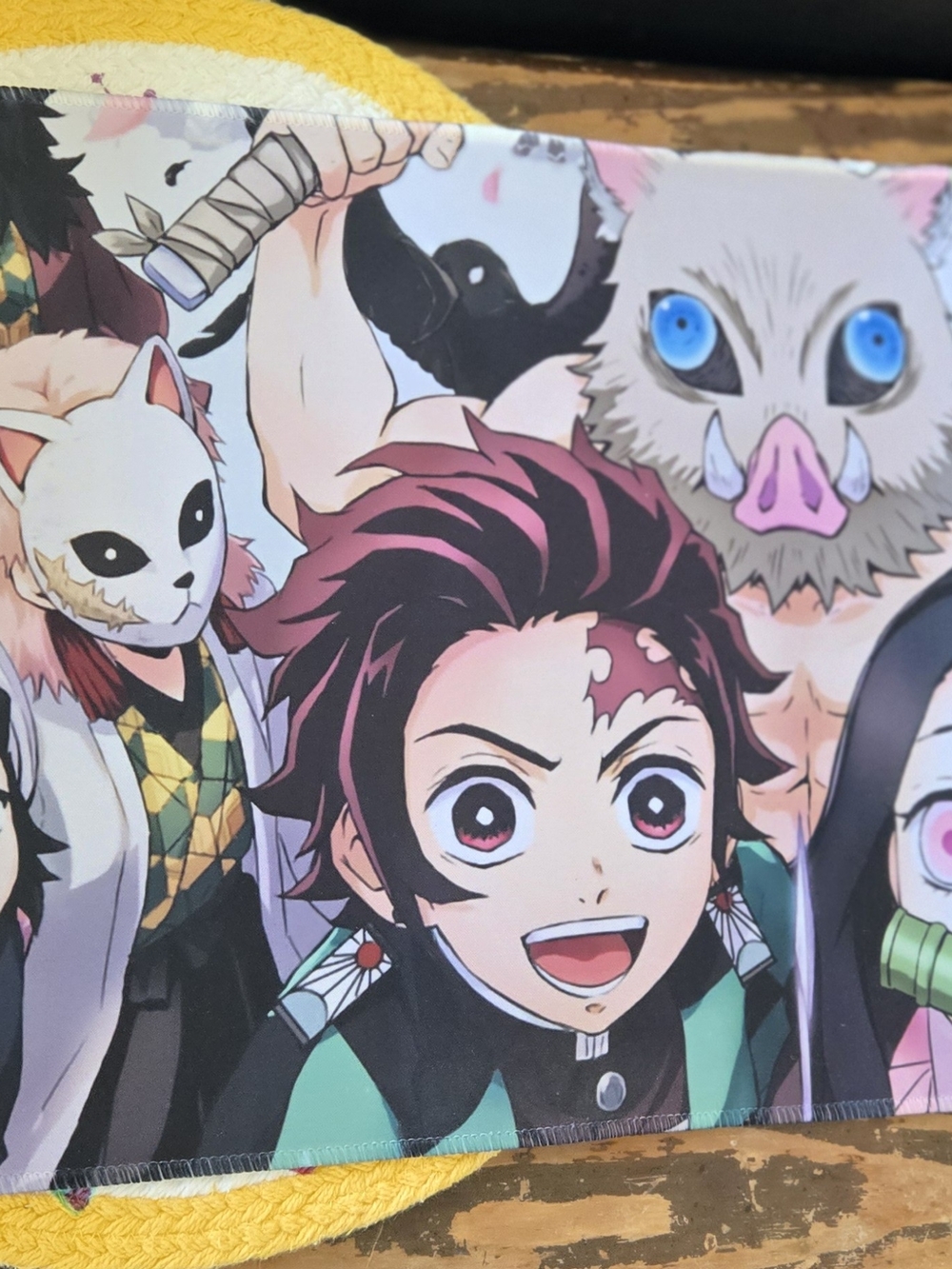 Demon Slayer Anime Print Mouse Pad
